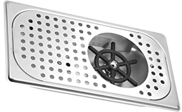 Angoily Lave-gobelets En Acier Inoxydable - Rince-verres Pour Évier Bar Et Restaurant Facile À Nettoyer