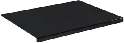 Kueohse Planche à découper noire en acrylique, dimensions : 45,5 x 35,5 cm, résistante aux rayures, pour la cuisine