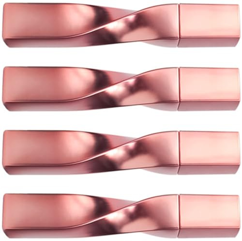 Beaupretty Leere Mascara Tube mit Bürstchen 15ml Nachfüllbarer Wimperntusche Behälter aus Kunststoff Reisefreundliche Wimpernbürsten Flasche Rosa Gold für Selbstgemacht Wimperncreme und