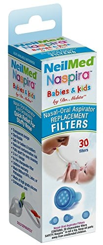 NeilMed Pharmaceuticals - Naspira Wiedereinbau-Filter - 30 Zählimpuls