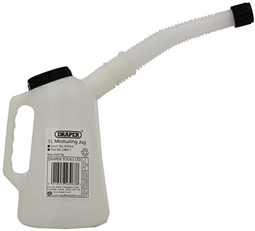 Draper 43963 Caraffa dosatrice con beccuccio flessibile, 1L