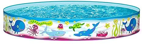 Bestway 55029 Piscine hors sol pataugeoire ronde Fill'n'Fun 152 x 25 cm