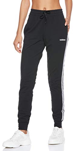 adidas Damen Essentials 3-Streifen SJ Hose, Black/White, L