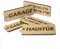 Porte-clés Keychain personnalisé pour le hangar, le chêne en bois de clés d'hôtel de garage fait sur commande