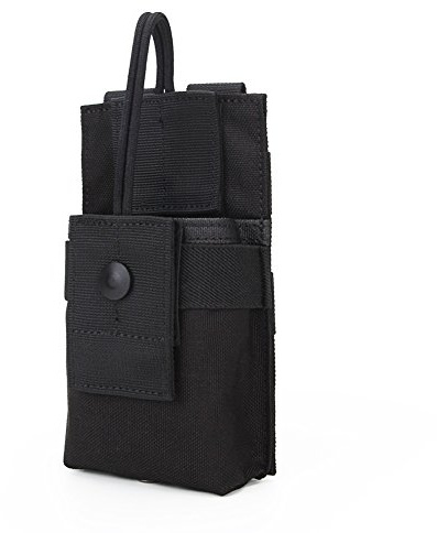 Tarnnetz Einstellbare Taktische MOLLE Interphone Pouch Kurzer Radiohalter Tactical Radio Holster Hunting Walkie Talkie Tasche