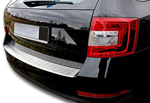 Ladekantenschutz Edelstahl MATT kompatibel für SKODA Octavia 3 Kombi FACELIFT 2017-2020 | premium Qualität von RECAMBO