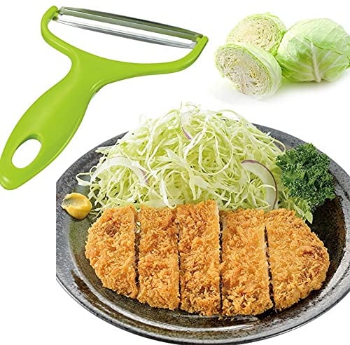 FLUORO Utensili da cucina a bocca larga pelapatate frutta frutta coltello in acciaio inox cavolo grattugie insalata affettatrice patate accessori da cucina