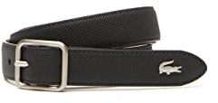 Lacoste Damen Rc4066 Ledergoods Belt, Krema Black, 100 cm