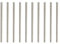 Rebower Totalmente Roscado Varilla 304 Inoxidable Acero Perno Prisionero Barra, [para Abrazaderas U Pernos] - M3 x 90mm Macho Roscado 0,5mm Paso/Plateado/Paquetes de 10