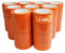 TECPLAST Lot de 108 Rubans adhésifs PVC orange bâtiment 50 mm x 33 m - Rouleau adhésif de chantier orange