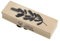 Artoz Stempel – Holzstempel – „Tannenzweig gross“ – 90 x 30 mm – Motivstempel zum Kartenbasteln für Weihnachten, Einladungen, Grüße