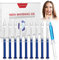 Bledras Teeth Whitening Kit Refill 10 Pcs, Professionelles Zahnbleaching Gel für Zahnweiß, mit Beruhigendes Gel, Sichere und Effektive Zahnaufhellung, funktioniert mit LED, Lampe für Zähne Aufhellen