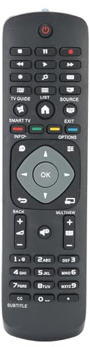Haosie Telecomando TV, Telecomando Universale Smart TV Compatibile Con Philip TV Per la Maggior Parte Dei TV LCD e LED al Plasma