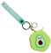 AfitLulu Portamonete Donna in Silicone, Forma del Fiore Porta Monete con Portachiavi e Cinturino da Polso, Custodia Protettiva per Cuffie con Chiusura Lampo per Monete, Orecchini, Chiavi (Verde)
