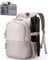 bagsmart Kamerarucksack,DSLR SLR Klein Kameratasche für Fotografen Kompatibel,Schultergurt 2-in-1 Reiserucksack Passend für 12.9 iPad,für Sony,Canon,Nikon,Beige