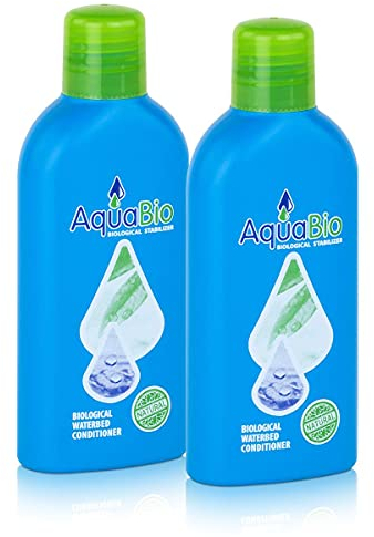 2x Aqua Bio Superkonzentrat natürlicher Wasserbett Conditioner - Wasserbettkonditionierer ohne Chemie gegen Umkippen, Luft und Gerüche im Wasserbett