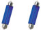 Simoni Racing IB1/W-36 Kit 2 Siluro Halogen-Lampen, 12 V, 5 W, 36 mm, Weiß