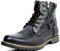 Bruno Marc Stivali Militari da Combattimento da Uomo Stivaletti da Moto Tattici da Uomo,Size 40,Nero,PHILLY-3