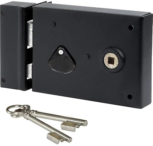 Bricard - Serrure applique monopoint horizontale à fouillot Ouverture Gauche clé à chiffres Axe 55 mm