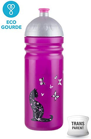 Wasser Flasche Gesund Flasche® für Kinder, BPA-frei, ECO freundlich, 0,7 l (Katze)