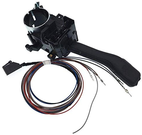 HZTWFC Sistema de control de crucero CCS Talk Botón del interruptor de la manija OEM # 18G 953 513 A 1J1 970 011 F Para VW Golf 4 Jetta MK4 IV Bora