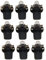 LED-Mafia® 9X Halogen Tachobeleuchtung Cockpit Glühbirne Tacho warmweiß Birne b