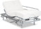 Geriafy – Pack Cama Articulada Reforzada con colchón viscoelástico de 20 cm Tencel, Tejido fresco y suave, Barandillas abatibles (90x190 cm, Mando por cable)