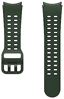 Samsung Extreme Sport Band (S/M) Cinturino sportivo per Galaxy Watch4 | Watch5 | Watch6 | Watch FE | Watch7 Series, Green/Black
