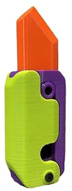 3D-Druck Schwerkraft Cub Springen Kleine Rettich Messer Mini Modell Student Preis Anhänger Dekompression Spielzeug Messer Geschenk
