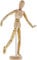Dzxin Maniqui, 21cm/8 Pulgadas, maniquí de Madera con articulaciones Flexibles, maniquí de Madera para Dibujar el Cuerpo Humano con Soporte para Arte, Dibujo Corporal