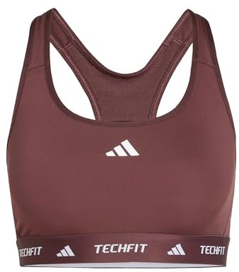adidas Damen Techfit Bra, Aurora Ruby, M