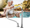 SFNIOKFG Main Courante de Piscine, Hauteur 80 cm avec kit d'installation – Produits de sécurité antidérapants pour Piscine, Facile à Monter (épaisseur 1 mm)