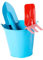 Abaodam 1 Satz Gartengeräte Minispielzeug für Mädchen Kinder Pflanzen Spielzeug Kinder gartenwerkzeug Kinder gartenhandschuhe Gartenzubehör für Kinder Mini-Pflanzwerkzeug Holz Blue