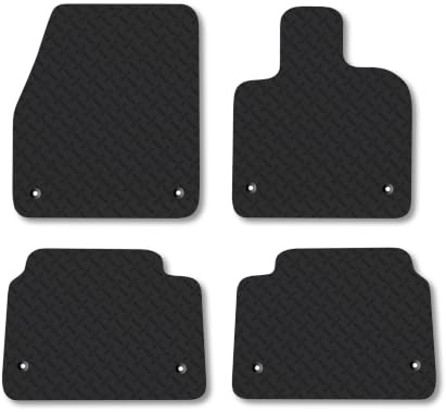 Land Rover Discovery Sport (2019+) 5mm Rubber Car Mats | Heavy Duty Rubber Tailored Fit Floor Mats Full Coverage Durable Waterproof Accessories Easy Clean Anti Slip Made in the UK