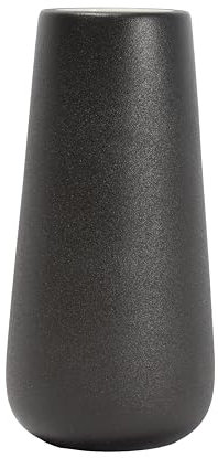 Keramik Vase Deko, Blumenvase Schwarz Matt, Kleine Moderne Dekorative Vasen für Pampasgras Blumen Home Wohnzimmer Schlafzimmer Büro Bücherregal Tisch Dekoration