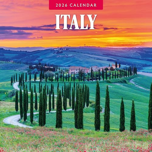 Italien - Quadratischer Wandkalender 2026 - von Red Robin Publishing