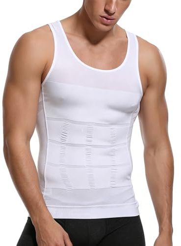 Compression Vest Men Slimming Waist Trainer Shapewear Vest Body Shaper Tank Top Seamless Undershirts