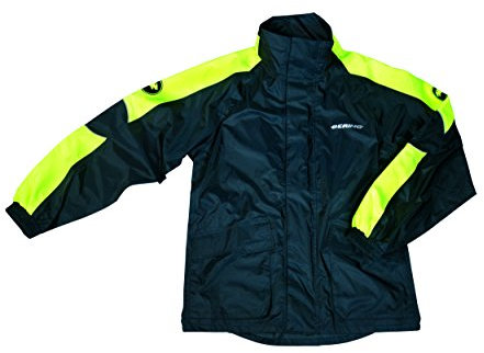 Bering Motorradjacken MANIWATA, Schwarz/Gelb, Größe 4XL