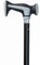 Stock-Fachmann Gehstock Höhenverstellbar Super-Soft-Escort Farbe Schwarz Länge Einstellbar Von 77cm Bis 101cm Belastbar Bis 120kg