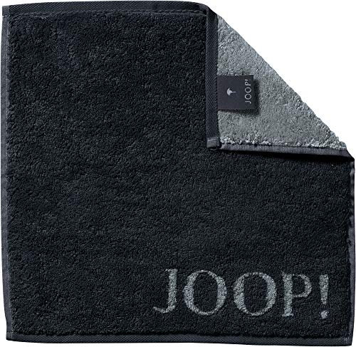Joop! Handtücher Classic Doubleface 1600 schwarz - 90 Seiflappen 30x30 cm