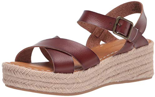 Amazon Essentials Women's Flatform Espadrille Wedge Sandals