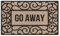 Plancholo Go Away Fußmatte aus Polyester, für den Innen- und Außenbereich, 60 x 40 cm, Braun…