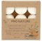 Müller Kerzen Pro Nature Lot de 9 bougies parfumées à l'huile de colza – Camomille et orange – Durée de combustion : 6 heures – Bougies chauffe-plat en cire naturelle, huiles essentielles