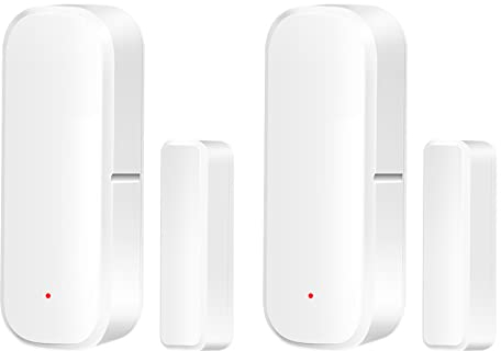 Tuya ZIGBEE Tür- und Fenstersensor Smart Türsensor Fenster Sensor Tür Öffnen/Geschlossene Detektoren Drahtloser Detektor für Alarmanlage Intelligente Türfenstersensor Alarm Detektor Tür & Fensteralarm