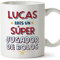 MUGFFINS Tazas Personalizadas para JUGADOR DE BOLOS hombre - En Español - Eres Súper - 11 oz / 330 ml - Regalo Personalizable original y divertido