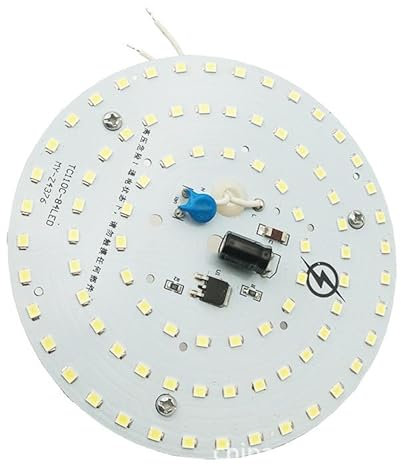 RZL Éclairage Domestique Panneau de rénovation LED for plafonnier, mèche de Remplacement, Plaque magnétique 9W, 20 pièces/lot(Warm White)