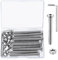 Set di 10 Pz M8 Viti, Bulloni e Dadi - Kit Assortito Con Testa Esagonale e a Brugola - Acciaio Inossidabile, M8x70mm