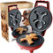 ScrapCooking - Mini Waffle Factory « Gingerbreadman » - Mini Gaufrier Bonhomme Pain d’Epices - Plaque Anti-Adhérente - Machine à Gaufres Rond Noël Appareil Cadeau Pâtisserie - Avec Recette - 3884