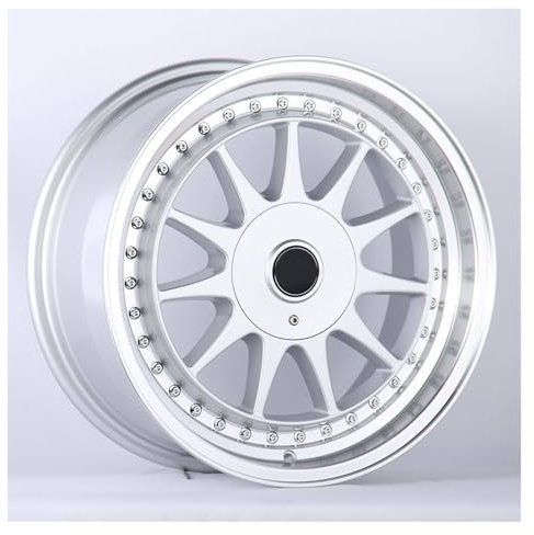 LOHBJCD Kompatibel for BMW E39 E36 E46 G30 E60 E34 E31 E90 E92 M3 M4 M5 Guss 5x120 Räder 17 Zoll Felgen Klassische Splitterlegierung Pkw-Räder(FOUR WHEELS_21IN.)