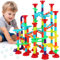JOINPAYA Set 197 Teile Bauklötze Für Murmelbahn Konstruktionsspielzeug Marble Maze Track Spiel Für Kleinkinder Pädagogisches Für Jungen Und ädchen